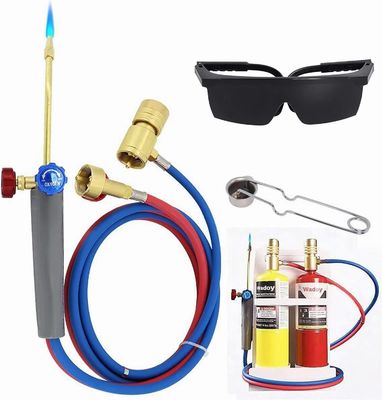 Kit di torce per il taglio di acetilene e ossigeno in ottone per saldatura e taglio di utensili