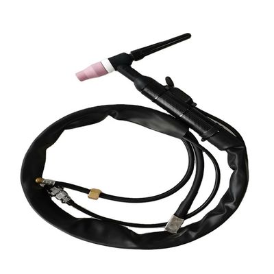 Superiore WT-17 10-25EU Gas Argon Tig Torch Pistola di saldatura raffreddata ad aria per la saldatura dei metalli Nero Rosso