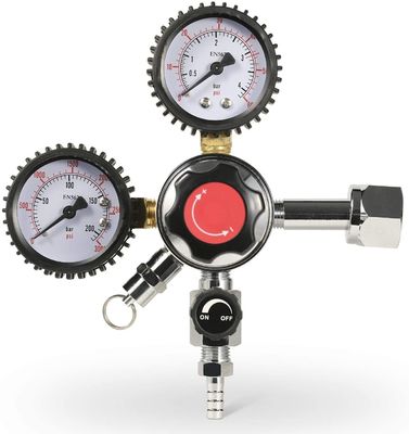 110V/220V Doppia fase Birra Barrel CO2 regolatore con valvola di sicurezza di pressione e prestazioni
