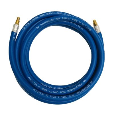 Tig saldatura tubo di raffreddamento dell'acqua cavo di alimentazione superiore Tig torcia con tubo blu in 9 * 0D13