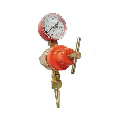 Regulatore di gas di saldatura MIG ad alta e bassa pressione rosso con regolatore di pressione russo