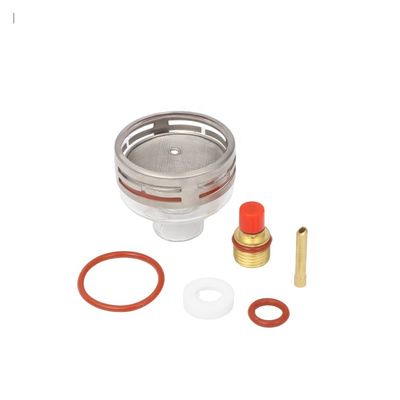 2.4mm TIG Consumabili di saldatura Kit di coppe di vetro Pyrex per WP9 20 Supporto ODM personalizzato