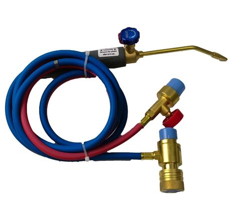 Kit di torcia per ossigeno con occhiali di sicurezza cilindro portatile 1.5m Twin Hose Mapp Set torcia