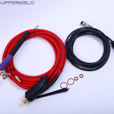 100% di prova passato con raffreddamento ad aria Tig Saldatura Kit Torcia interruttori regolabili raffreddati a gas WP-17