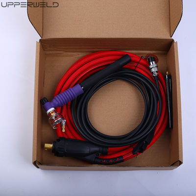 100% di prova passato con raffreddamento ad aria Tig Saldatura Kit Torcia interruttori regolabili raffreddati a gas WP-17