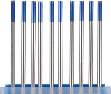 Azzurro 2% Lanthanated TIG 1/16'' 3/32' 1/8' x 7' 10 Pack WL20 Electrodi di tungsteno con finitura a terra per saldatura TIG