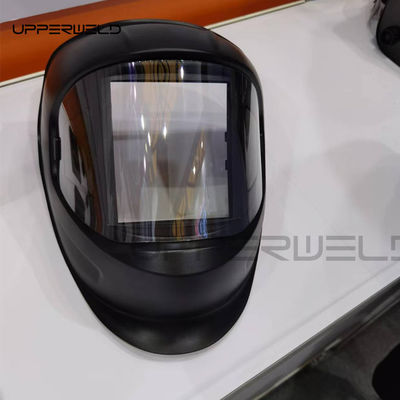 Casco di saldatura auto scuro con torcia di saldatura e lente 4C emisferica leggera