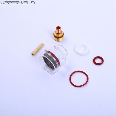 Grandi champagne lucido ugello ceramica Lenti a gas raccogliere per la saldatura Torcia colore rosso