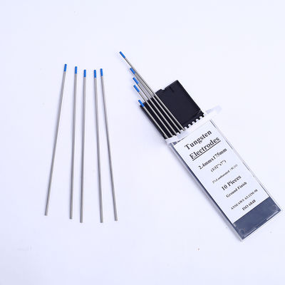 Bar supporto personalizzato 10-Pack Blu TIG elettrodi di tungsteno saldatura 2% Lanthanated WL20