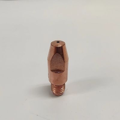 28 mm lunghezza M6 CRZR materiale MIG punta di contatto della torcia per la progettazione dei consumabili di saldatura