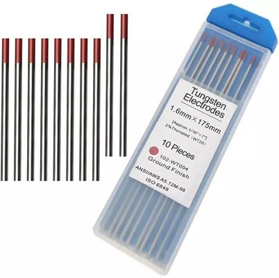 1/8'' 3/32' 2% di oro lantanizzato WL15 elettrodo di tungsteno per saldatura STIG 10-pack