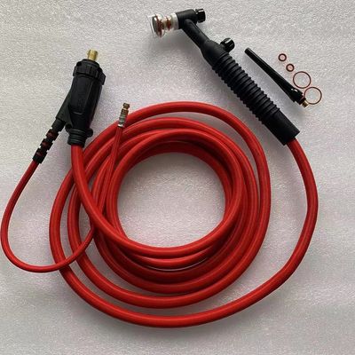 Nero 250AMP Grande Champagne Nozzle trasparente Tig raffreddato ad aria Kit di torcia di saldatura WP26FV-R-20FT