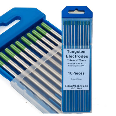 175 mm 1,6 mm Lantano verde puro di tungsteno Tig elettrodo di saldatura 10 pcs Quantità del pacchetto