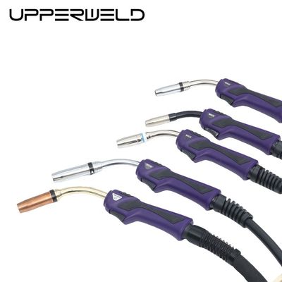 Supporto OBM personalizzato Torcia per saldatura MIG raffreddata ad aria 25AK viola con connettore Euro