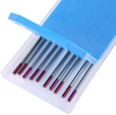 Elettrodo di tungsteno 2% toriato 1/16'*7&quot; rosso WT20 10-pack per progetti di saldatura TIG