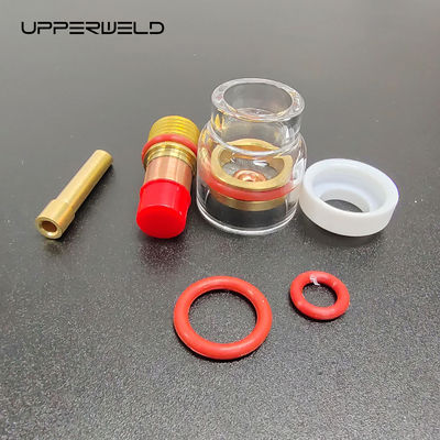 Stubby Gas Lens WP17 18 26 Kit di vetro da 3,2 mm per Wp17/18/26 Tig