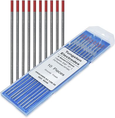 Scatena il tuo potenziale di saldatura con WT20 3/32 2.4mm*175mm elettrodi di tungsteno rosso