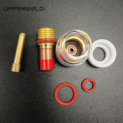 Stubby Gas Lens WP17 18 26 Kit di vetro da 3,2 mm per Wp17/18/26 Tig