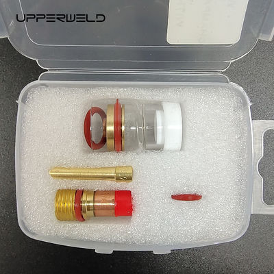Stubby Gas Lens WP17 18 26 Kit di vetro da 3,2 mm per Wp17/18/26 Tig