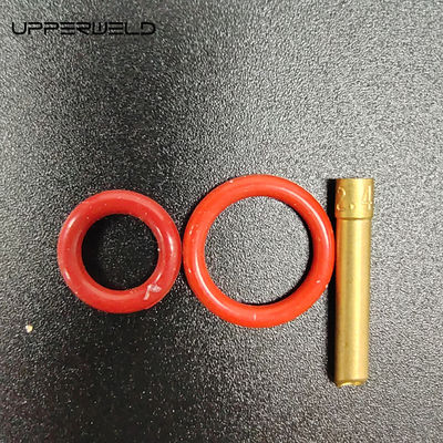 Torcia di saldatura TIG avanzata da 2,4 mm per lenti a gas di argon Corpo del collettore Applicare pistola di saldatura Mig