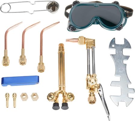 Kit di accensione per gas di acetilene e ossigeno con ugello di taglio