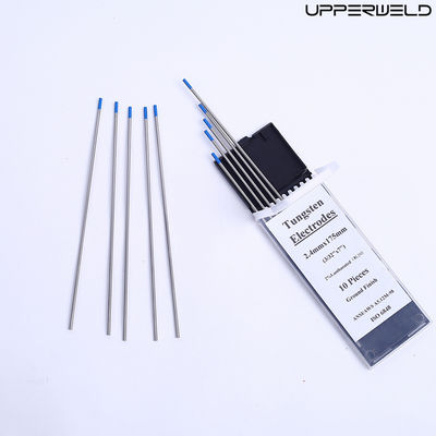 2.4mm*175mm Blu TUNGSTEN elettrodi 10-pack per DC/AC corrente di funzionamento TIG saldatura