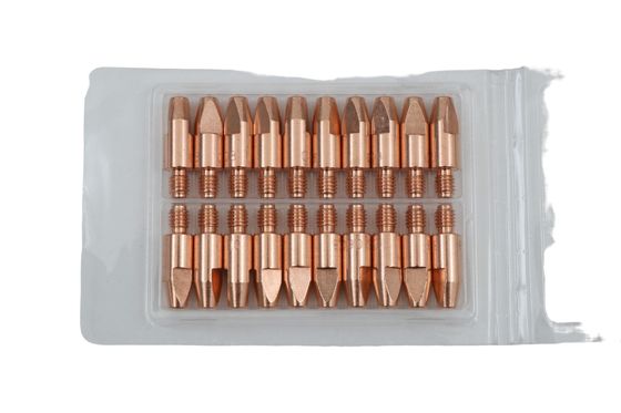 M6 28 0,8MM Gas Power Copper Mig Welding Torch Accessori per le prestazioni di saldatura