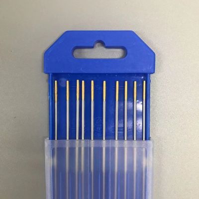Elettrodi di tungsteno WL15 1,5% testa dorata lantanata 1,6 mm per i consumabili di saldatura TIG