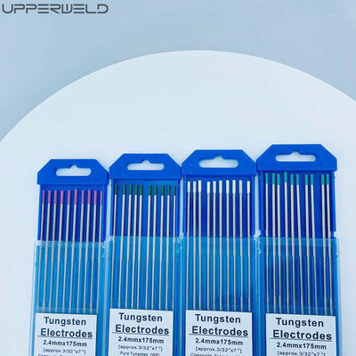 Elettrodi di tungsteno WL15 1,5% testa dorata lantanata 1,6 mm per i consumabili di saldatura TIG