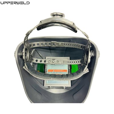 Casco di saldatura auto scurezza resistente al calore basso volume allarme Area di visione 103 x 90mm