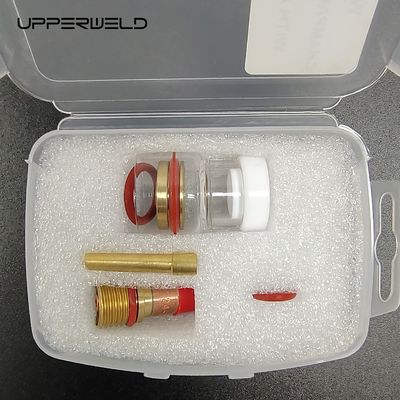 Migliore copertura del gas superiore WP-17/18/26 Champagne Nozzle Kit con adattatore 2.4mm TIG Consumabili di saldatura
