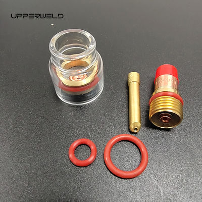 Migliore copertura del gas superiore WP-17/18/26 Champagne Nozzle Kit con adattatore 2.4mm TIG Consumabili di saldatura