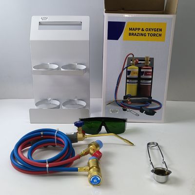 Kit di torce per il taglio di acetilene e ossigeno in ottone per saldatura e taglio di utensili