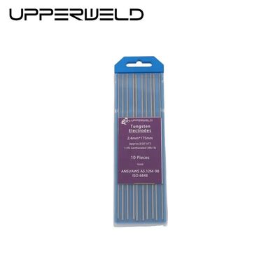 TIG Saldatura 2% Lantano di Tungsteno Rodo Oro WL15 10-Pack 175 150mm 2.4mm 3/32 Inch