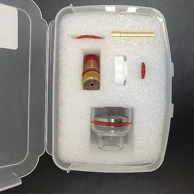 Parti di torcia di saldatura Tig Chiara WP-17/18/26 Champagne Nozzle Large Kit Tig Accessori