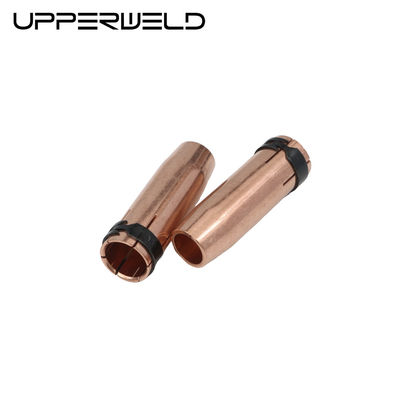 Nozzolo di saldatura a gas MIG MAG raffreddato ad aria con punta di contatto diffusore di gas Lunghezza di 75.96 mm