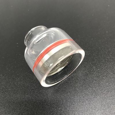 WP-9/20 Kit di ugelli di quarzo trasparente di grande dimensione per accessori di saldatura a tig di 2,4 mm
