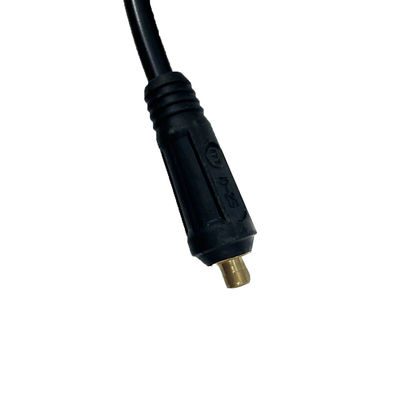200A Set di cavi di saldatura a corrente nominale con portaelettrodi in ottone e connettore UE 10-25