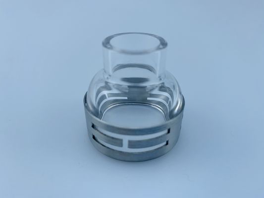 Nozzolo in quarzo ad anello di acciaio per una migliore copertura del gas nelle applicazioni di saldatura TIG