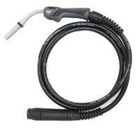 Macchine di saldatura in acciaio inossidabile e plastica 24KD Nero 16ft MIG Air Cooled Saldatura Torcia