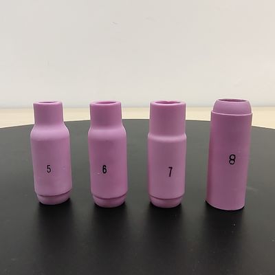 Superiore WP17 18 26-10N 17Kit Lente a gas Nozzolo di alluminio Coppa posteriore TIG Accessori di saldatura Kit raffreddamento dell'aria