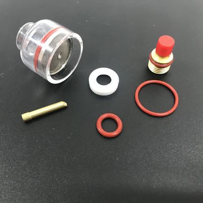 WP9 20 2.4MM TIG Torcia di saldatura Lenti a gas con ugello di vetro