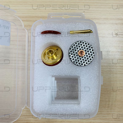 Kit per lenti a gas 3/32 ugello in vetro trasparente da 2,4 mm per PTA DB SR WP17 18 26 torcia di saldatura