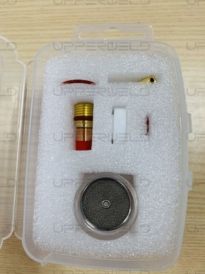 Kit per lenti a gas 3/32 ugello in vetro trasparente da 2,4 mm per PTA DB SR WP17 18 26 torcia di saldatura