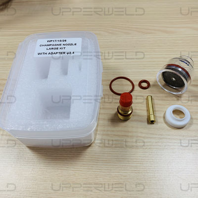 TIG ACCESSORI Pyre TIG Saldatura Torcia Lenti a gas 10 Pyrex Cup Kit per Tig WP-17/18/26 Torcia