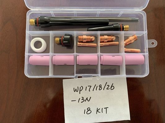 Kit di consumabili di torcia di saldatura TIG personalizzato per PTA DB SR WP 17 18 26 13N 53N 54N