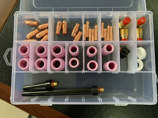 Kit di consumabili di torcia di saldatura TIG personalizzato per PTA DB SR WP 17 18 26 13N 53N 54N