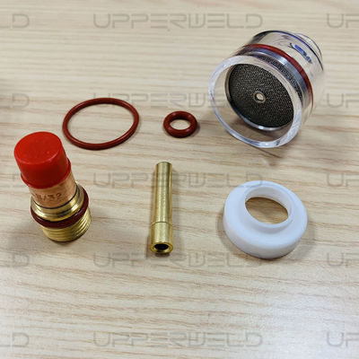 TIG Saldatura Torcia Kit Vetro rame gomma WP9/20 ugello Set di 7 per tutti WP-9/20/25 Serie