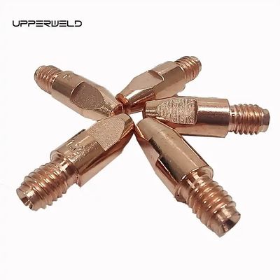 Punte di contatto della torcia metallica MIG per il materiale di saldatura UPPERWELD M6 28mm CRZR