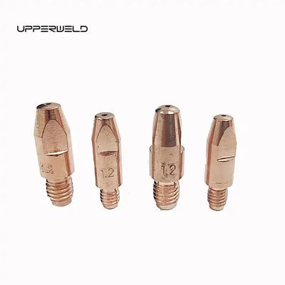 Punte di contatto della torcia metallica MIG per il materiale di saldatura UPPERWELD M6 28mm CRZR